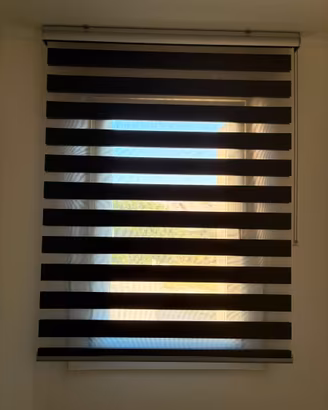 2 Tende a rullo giorno/notte grigio scuro 120x180