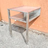 ripiano inox a muro usato