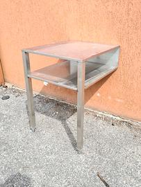 ripiano inox a muro usato