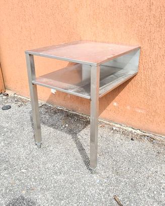 ripiano inox a muro usato