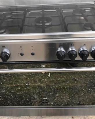 Cucina gas 90cm lagermania acciaio e tv 22 pollici