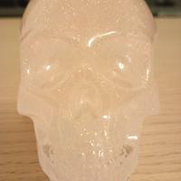 teschio in resina epossidica
