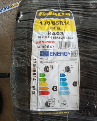 4 Pneumatici Rotalla 175/65 R14 86T XL