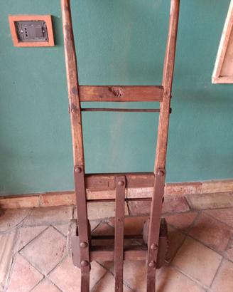 antico carrello porta sacchi 