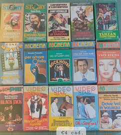 Vhs vintage, vari titoli con confezione