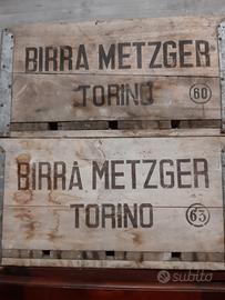 Cassa birra vintage Metzger