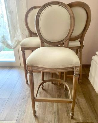 Sgabello bar shabby chic