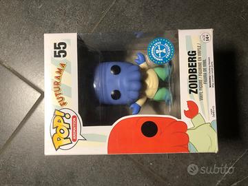 Funko Pop 55 Zoidberg blu futurama esclusiva