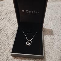 Collana B.Catcher in Argento con ciondolo a cuore