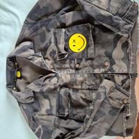 Giacca in cotone maculata