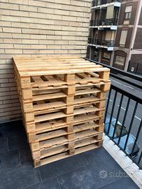 9 pallet in legno 100×100 cm