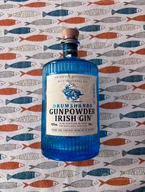 Bottiglia Drumshanbo Gunpowder Irish Gin – vuota