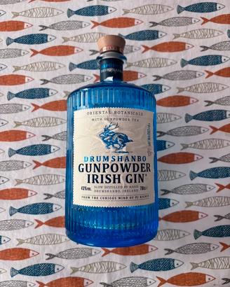 Bottiglia Drumshanbo Gunpowder Irish Gin – vuota