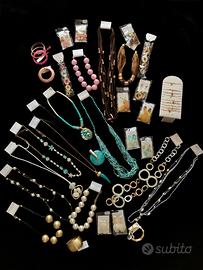 42 pezzi bigiotteria donna nuova