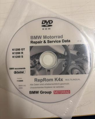 Bmw K1200 GT , R, e S Manuale d’officina ORIGINALE