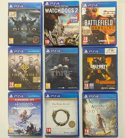 PS4 - Lotto 9 Giochi