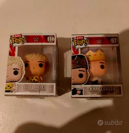 Bitty Pop Funko WWE Jerry Lawler e Dusty Rhodes