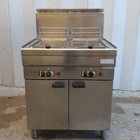 FRIGGITRICE A GAS DOPPIA VASCA MARENO 16 + 16 LT.