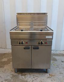 FRIGGITRICE A GAS DOPPIA VASCA MARENO 16 + 16 LT.