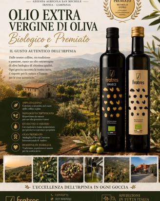 Bottiglia di vetro contenente olio da 0.75