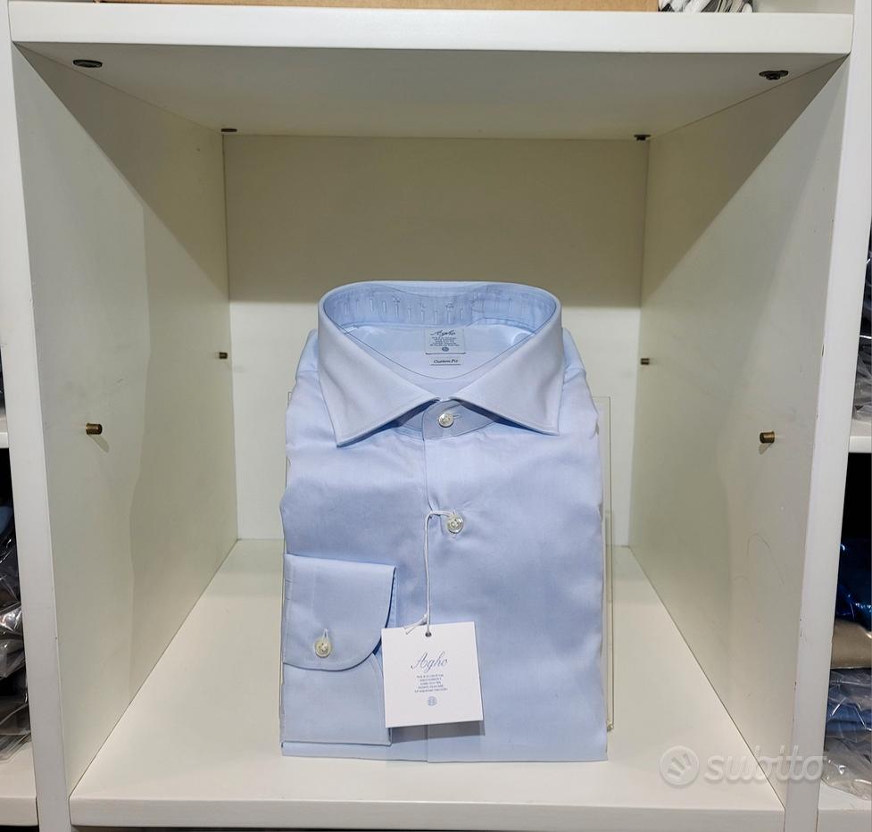 Camicia Colletto Ricambio Per Uomo &ndash; Collo Bianco Tab &ndash; Nuovo Senza Etichette