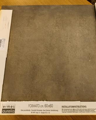 4 Mattonelle da bagno color antracite prima scelta