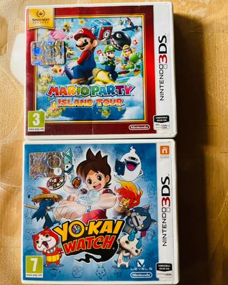 Nintendo 3DS Mario Party Island Tour e Yo-Kai Watc