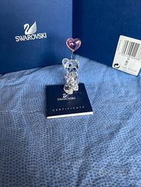 Orsetto cuore Swarovski