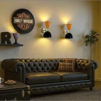 Coppia Applique DOPPIO CONO Ottone - Harley '50