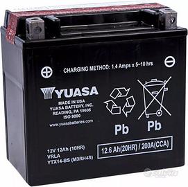 Yuasa YTX14-BS Batteria da moto senza manutenzione