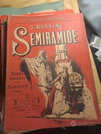 G. Rossini Semiramide opera completa per piano