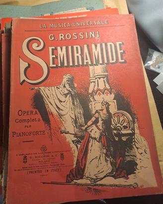 G. Rossini Semiramide opera completa per piano