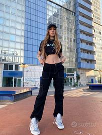 T-shirt Overoff logo Mint e Nera Streetwear