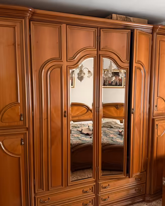 Camera da letto completa classica in ciliegio
