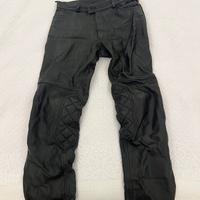 pantalone moto pelle triumph
