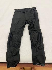 pantalone moto pelle triumph