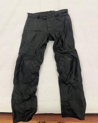 pantalone moto pelle triumph taglia 36