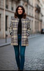 Cappotto Guitta Milano tweed bouclé Chanel style
