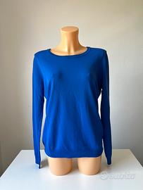 Liu Jo - maglia a maniche lunghe blu con lurex