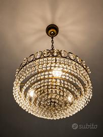 2 lampadari in cristallo elegante