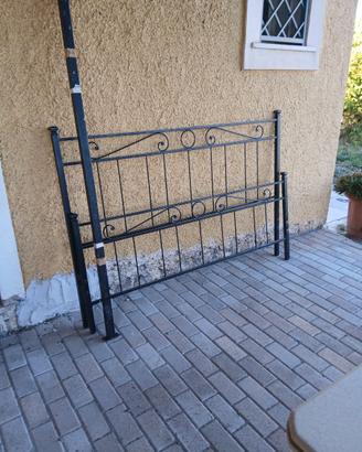 Letto matrimoniale in ferro battuto