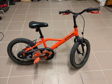 Bicicletta 16 btwin robot 4/6 anni
