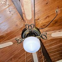 vetilatore a soffitto con lampada