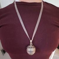 Collana donna con sonaglio stile tibetano 