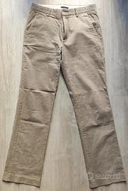 Pantaloni uomo originali Sisley coste beige TG.48