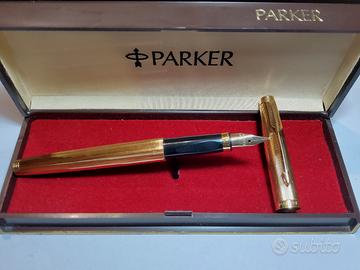 Parker 75 Millerighe Stilografica Vintage 
