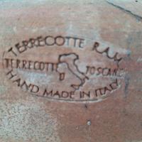 VASI TERRACOTTA TOSCANA CON AGRUMI