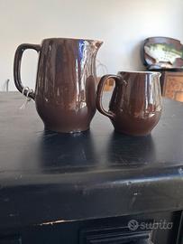 coppia caraffe ceramica  Richard Ginori 