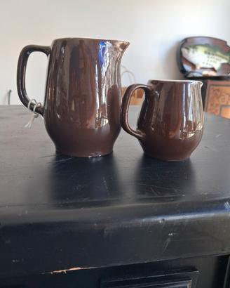 coppia caraffe ceramica  Richard Ginori 