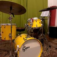 Batteria gretsch usa custom solid yellow gloss